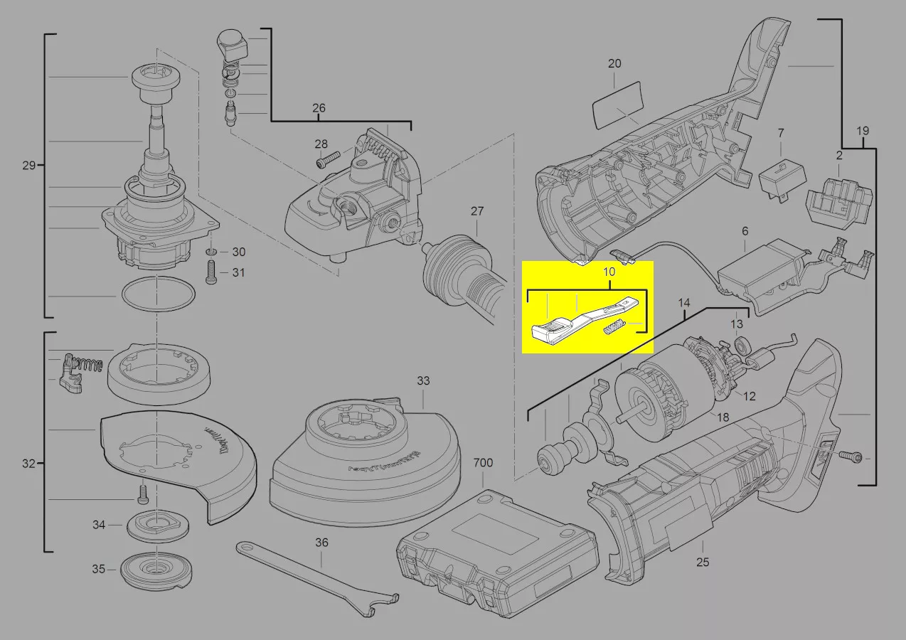 curseur + tringle interrupteur réf. 4931435399 AEG